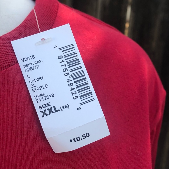 3/$15 NWT Children Place SUPER POWER Red Long Sleeve Top - Picture 5 of 5